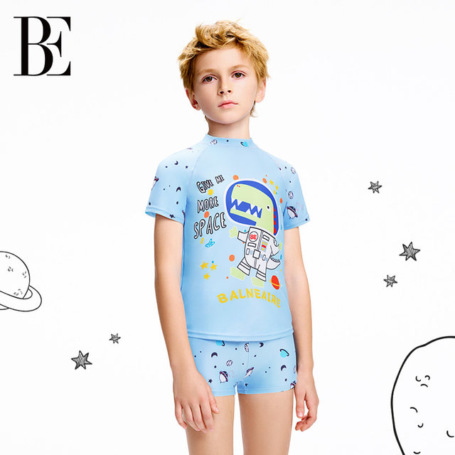 BE van der An 2025 new product children's split swimsuit breathable fast drying breathable comfortable anti-chlorine fashion split swimsuit