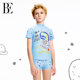 BE van der An 2025 new product children's split swimsuit breathable fast drying breathable comfortable anti-chlorine fashion split swimsuit