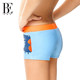 BE van der An Children's Medium-Grand Children's Boxer Swimming Bottoms Children's Super Elastic Skin-friendly Soft Sports Professional Training Swimming Equipment