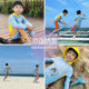 BE van der An 2025 One-piece swimsuit Children's long-sleeved sun protection casual surfing quick-drying Lycra anti-chlorine hat
