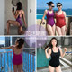 BE Fan De'an no size series 2025 new women's triangle one-piece swimsuit elegant temperament high-end hot spring bathing
