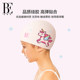 BE van der An 2025 Children's swimming cap silicone male and female pixel print waterproof and fashionable comfortable head-sliding