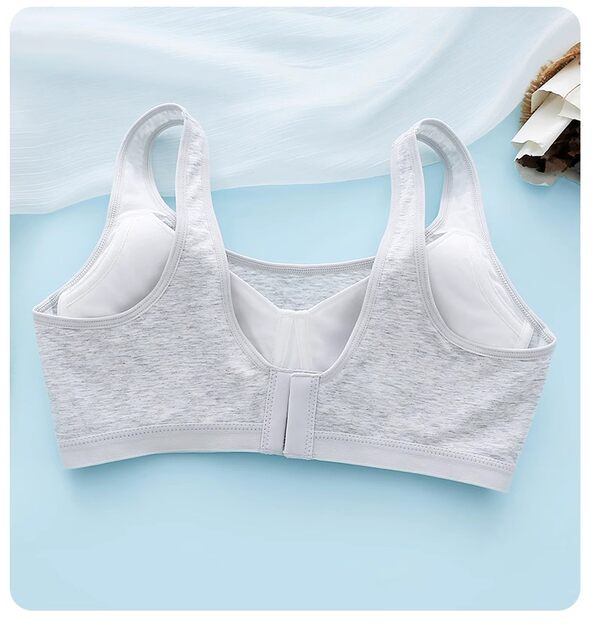 Yilanfen girl's big breasts, large size anti-sagging underwear, student shock-proof running bra side-closed, fixed without steel rings
