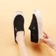Tt/Mm/Toms women's shoes comfortable and casual loafer shoes with one foot, breathable mesh thick sole hollow lazy shoes