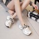 New large-size shoes 41-43 summer 2025 fashion sports and casual light and versatile thick-soled dad shoes Qianzuhui