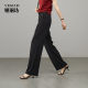 Yalida cool pants casual suit pants for women 2025 summer new white pants straight pants narrow version wide-leg pants
