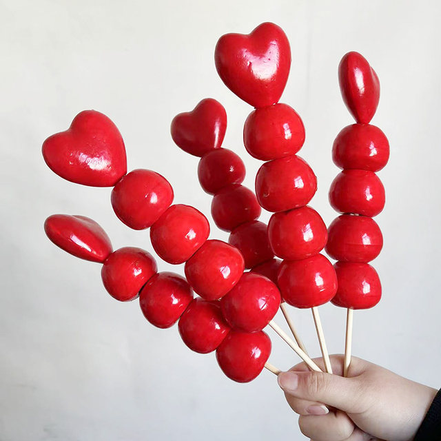 Simulated candied haws dance props fruit photo model New Year's Day kindergarten performance decoration children's toys