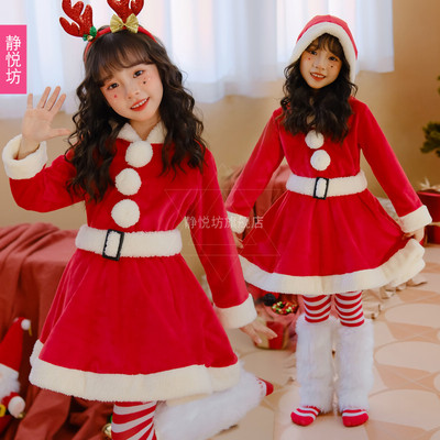 taobao agent Christmas children's school dress, skirt for early age, cosplay