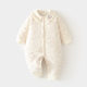 
Baby jumpsuits, girls' clothes, autumn and winter new quilted boys' clothes, pure cotton, thickened and warm, cotton-padded clothes
