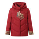 Grandma's down jacket, middle-aged and elderly women's winter clothing, new Chinese style, fashionable big red festive mother's thickened coat
