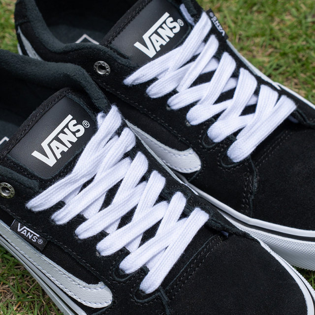Vans official Faulkner cool black American classic thin velvet men's shoes