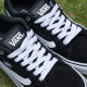 Vans official Faulkner cool black American classic thin velvet men's shoes