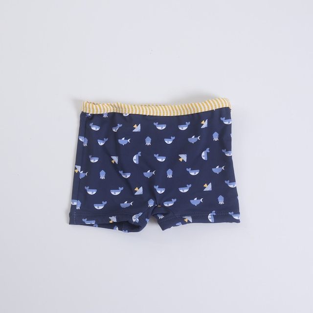 Boys and girls baby sun protection swimsuit French fashionable comfortable lightweight swimsuit swimsuit cute triangle one-piece swimsuit
