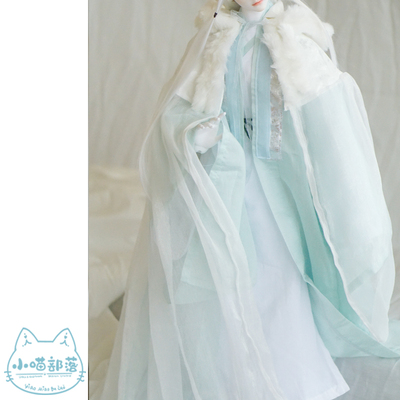 taobao agent Free shipping BJD baby clothes ancient style Hanfu 3 points, uncle OB27 big sleeve cloak, ancient clothing, old -fashioned soldiers and men and women customized 6 points
