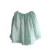 Ink plum spring, summer and autumn ramie white elastic strap flowing playful skirt literary and versatile large pose casual skirt for women