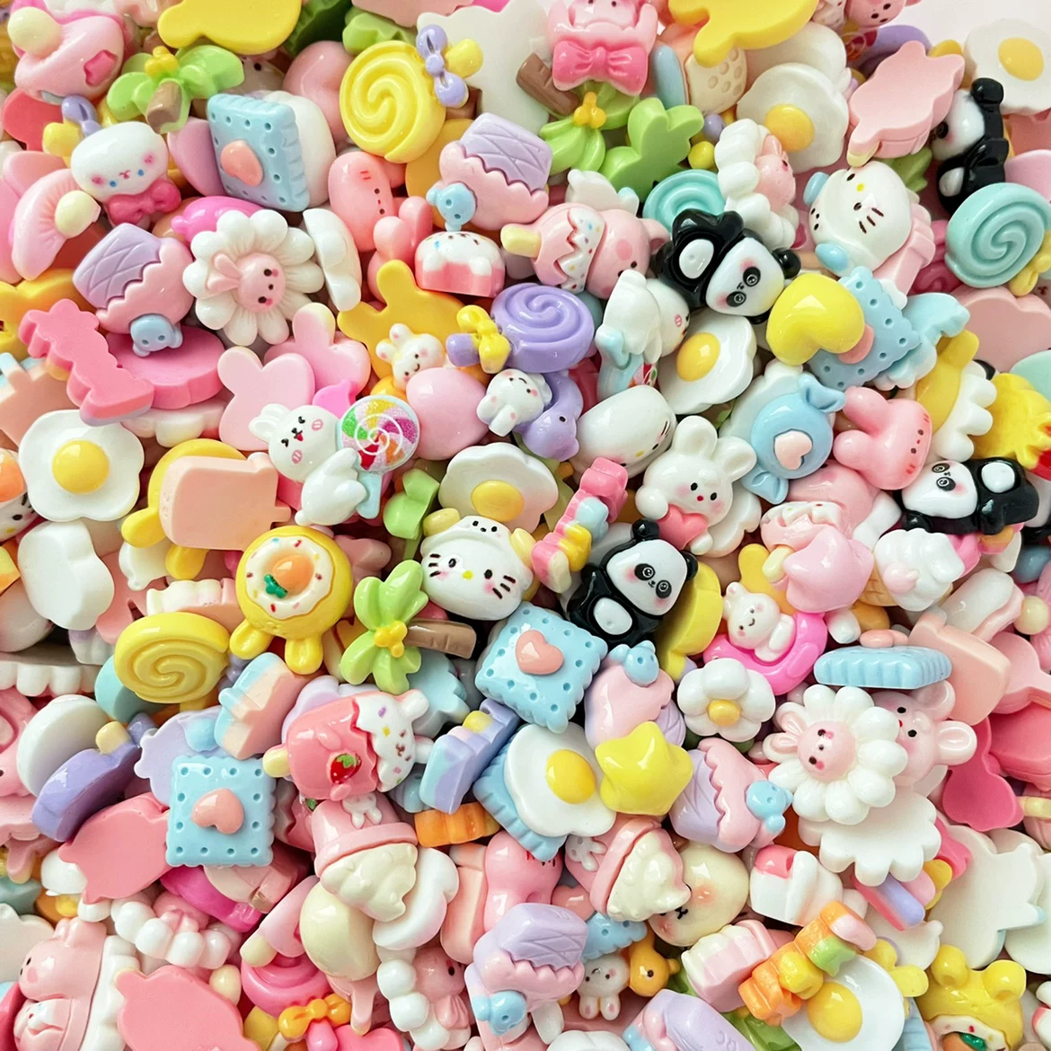 Sanrio, маленькие аксессуары цветы в форме, заколка для волос, ручная работа аксессуар, DIY