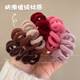 3 simple Korean plush telephone line with high-end headband for women 2025 new anti-slip high elastic rope