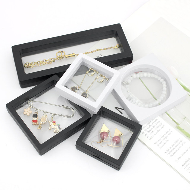 PE film suspension box transparent box jewelry box necklace box ring bracelet box anti-oxidation storage box