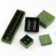 Retro green bow jewelry box jewelry box heaven and earth cover jewelry packaging box earring box necklace box gift box
