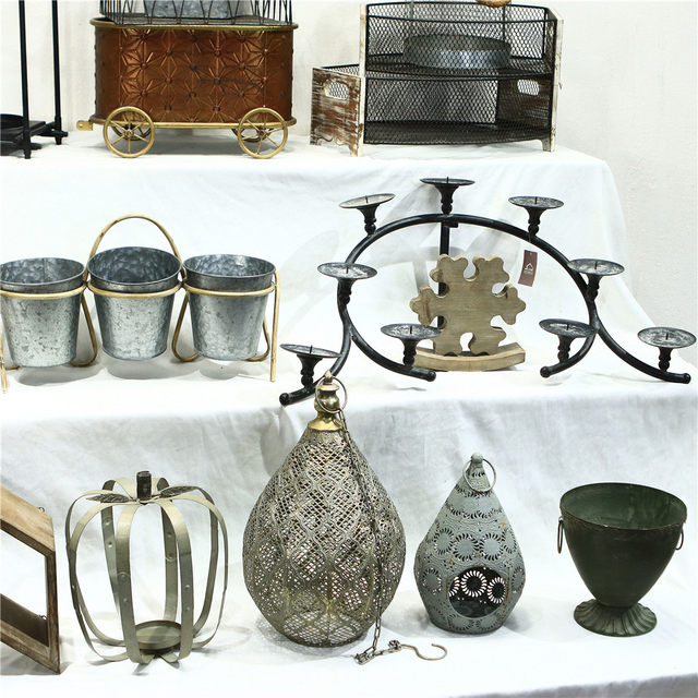Large collection of unique products - foreign trade zakka home accessories antique old iron wood gardening garden groceries ornaments