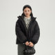 Ailei hooded women's down jacket for winter new short pumpkin hat loose duck down winter thick jacket authentic