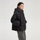Ailei hooded women's down jacket for winter new short pumpkin hat loose duck down winter thick jacket authentic