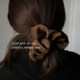 Chaifu Studio/F193 Japanese and Korean simple and elegant satin large intestine hair ring retro pleated hair rope