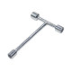 Mini three-head T-shaped sleeve three-head wrench short triangle board household manual tool removal external hexagon screw