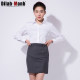 Dimen Western skirt women's summer professional formal dress commuting OL gray western skirt one-step skirt mid-length skirt interview work skirt