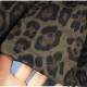 Pumping rope with hot girl ruffled puffy skirt women autumn and winter anti -suede high -waist skirt leopard cake skirt
