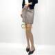 Monoton style autumn and winter fashionable slim floral wool A-line short skirt single-breasted versatile temperament skirt women SA0512