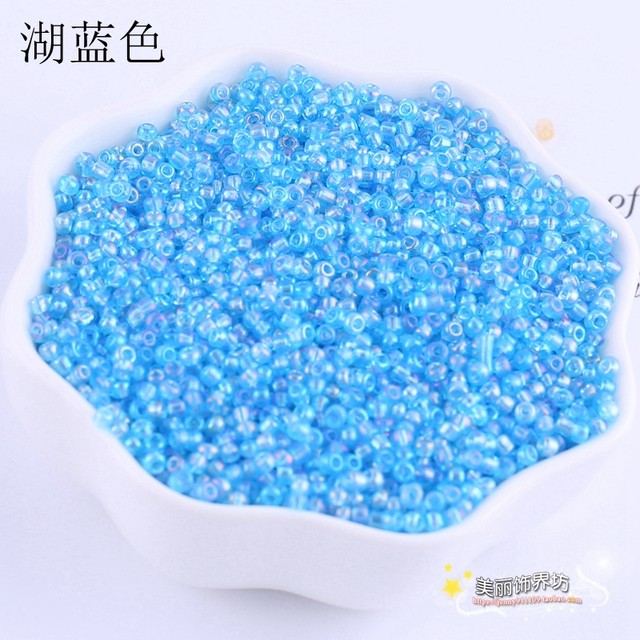DIY accessories Beaded accessories 2mm color bead cross stitch Xiaomi beads loose beads Materials and clothing accessories auxiliary beads