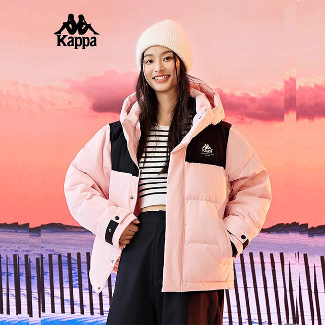 Kappa Kapa Women's City 2024 Winter New Sports Leisure Wind Wind Warm Hooded Hooding Plel K0E82YY70