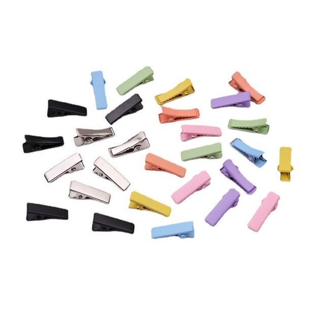 2cm internet celebrity mini hair clip with small duckbill clip DIY handmade jewelry hairpin material accessories