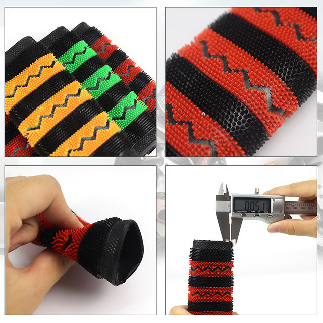 Motorcycle modification accessories handheld rubber cover electric bicycle handler anti-slip anti-sweat rubber cover fur handler cover