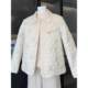 
Fashionable Mom Autumn Lapel Diamond Light Thin Cotton Clothes 2025 New Middle-aged and Elderly Women's Padded Jackets