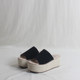 Street Camel Black Slippers Women's Summer Outerwear Genuine Leather Braided Versatile Platform Thick-soled Thick-soled Fish Mouth High-heeled Sandals