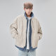 ALLIN fake two-piece denim spliced lapel jacket men's deconstructed design sense cleanfit trendy casual jacket
