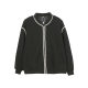 Black baseball uniform jacket 2024 autumn new large size fat girl sports flight employee jacket casual trend