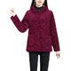 Mother's clothing autumn and winter cotton vest mid-sleeve plus velvet warm corduroy plate buckle ethnic style half-sleeved cotton coat for middle-aged and elderly women