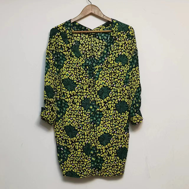 Langjia long-sleeved short-sleeved shirt trench coat knitted cardigan short jacket lace pullover print women's 2025 summer new style
