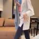 2025 spring new design style age-reducing ragdoll sleeve base shirt loose casual and versatile round neck long sleeve T-shirt for women