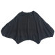 Summer new loose black copper-ammonia top for women's summer French high-end temperament women's shirt bat shirt