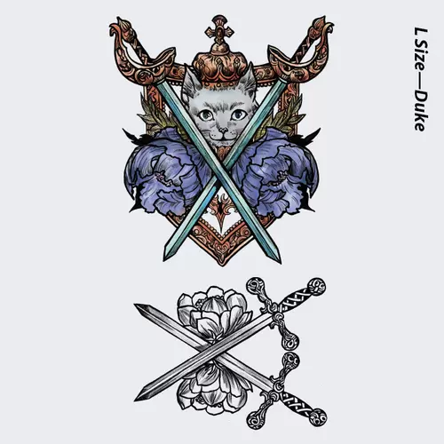 纹身贴猫花 新人首单立减十元 22年2月 淘宝海外