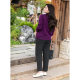 Beautiful Inn practical wear pants in autumn tight waist and hips large size women's wear anti-wrinkle versatile straight suit pants