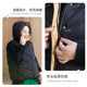 2025 new winter 90 white goose velvet hooded black down jacket vest fat mm horse clip women short sleeves
