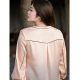 Beautiful Inn Heavy Acetate Shirt Summer Simple Slim Large Size Women's Gentle Light New Chinese Design Top
