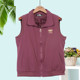 Middle-aged and elderly new autumn and winter horse clip mother vest plus velvet warm women's vest fashionable large size women's top
