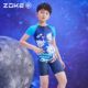 Zoke children's swimsuit one-piece flat corner sun protection swimming training Ultraman zoke quick-drying boys vacation swimsuit