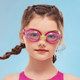 Chauke children's swimming goggles high-definition waterproof and anti-fog youth swimming training girls racing protective swimming goggles
